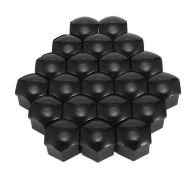 Imagem de Tampas de porca de roda de carro para carro, tampa de parafuso de cubo automático, bordas de parafuso, decoração externa, soquete especial 17 mm (prata)