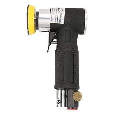 Imagem de SALALIS Lixadeira de ângulo de Ar Durável Mini Máquina de Polimento Pneumática de 90 ° para Ferragens, Móveis, Plásticos, Moagem de Pintura Almofada de Lixa de 2 Polegadas