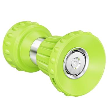 Imagem de HOSUN Bocal de mangueira de incêndio para mangueira de jardim, bocais de mangueira de jardim estilo bombeiro resistente, à prova de vazamento e bocal de água ajustável de alta pressão, melhor para