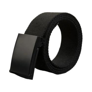 Imagem de Cinto Tático Unissex De 38cm Em Lona, Cinto Casual De Luxo Para Jeans 