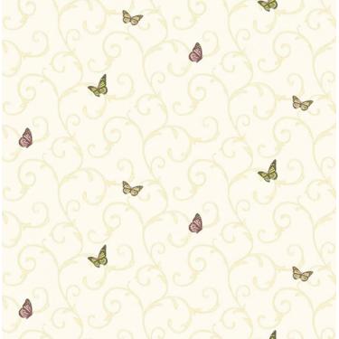 Imagem de Papel de Parede All Kids Borboletas H2910903 - Rolo: 10m x 0,53m