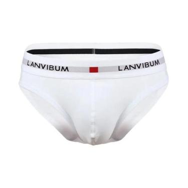 Imagem de Cuecas De Algodão Masculinas De Cintura Baixa, Respiráveis, Ajuste Sol