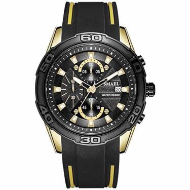 Imagem de Relógio De Pulso Sl9086 Militar à Prova D´Água Dourado