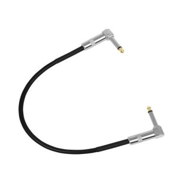 Imagem de Cabo De Pedal De Efeito Para Guitarra De 6,35mm Com Conectores Metálic