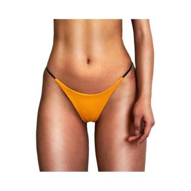 Imagem de Calcinha De Algodão De Cintura Baixa Para Mulheres, Tanga Sem Costura,