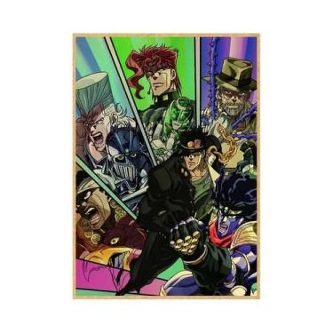 Imagem de Pôsteres Vintage JoJo 2025 Anime JoJo's Bizarre Adventure Arte De Pare