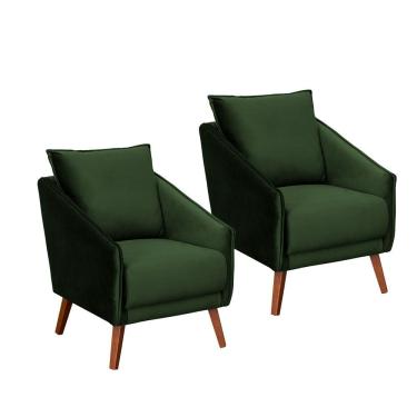Imagem de Kit 2 Poltronas Elea com Molas Ensacadas Movellu Home