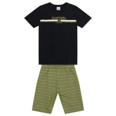 Imagem de Conjunto infantil menino com estampa em gel Brandili-Masculino