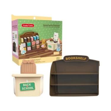 Imagem de Mesa De Jantar E Banheiro Em Miniatura Para Casa De Bonecas, Brinquedo