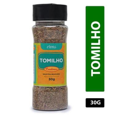 Imagem de Tomilho Condinew 30g Erva Aromatica Levemente Amadeirado Auxilia na Di