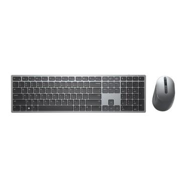 Imagem de Kit Teclado e Mouse Sem Fio Dell KM7321W, 4000 DPI, 7 Botões, Wireless, Cinza - KM7321W-Unissex