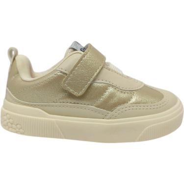 Imagem de Tênis Infantil Menina Dia a Dia Passeio Escola Calce Fácil Anatômico Casual/Retro Pampili 721.068-Feminino