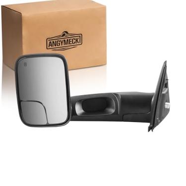 Imagem de AngyMeck Espelho retrovisor lateral aquecido esquerdo para Dodge Ram 2500, 3500, 1500 2003-2009 CH1320228