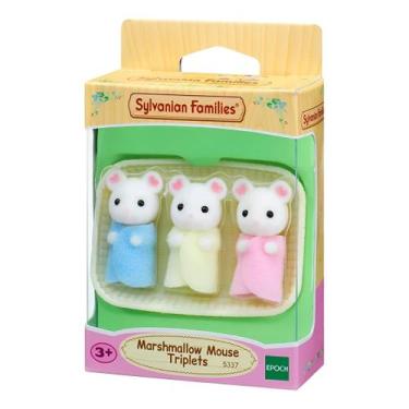 Imagem de Sylvanian Families Trigêmeos Rato Marshmallow Epoch 5337