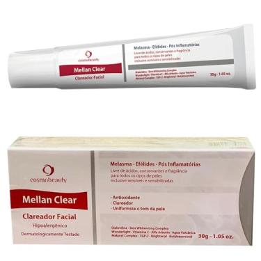 Imagem de Mellan Clear Creme Clareador Facial Cosmobeauty Envio Imedia Tipo de pele:Todos