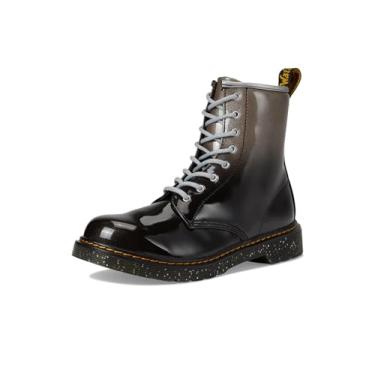 Imagem de Dr. Martens Bota unissex 1460 de couro liso com 8 olhos, preto, 46 feminino/43 masculino