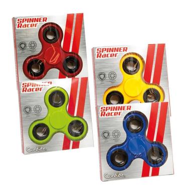 Imagem de Kit 4 Fidget Spinner - Verde (2601v) + Vermelho (2601vm) + Azul (2601az) + Amarelo (2601a)