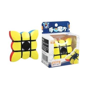 Imagem de Fidget Spinner Antiestresse SENGSO, Cubo Mágico 1x3x3, Brinquedo De Qu