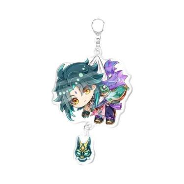 Imagem de Chaveiro Acrílico Fofo De Desenho Animado Raiden Shogun Yae Miko Nahid