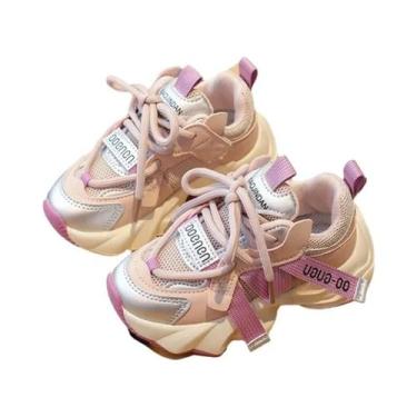 Imagem de Tênis Esportivos Para Meninas Primavera Outono Moda Casual Resistentes