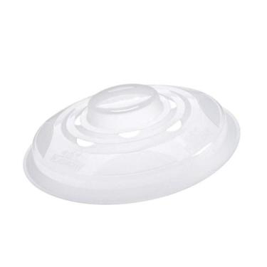 Imagem de Tampa Protetora De Alimentos Para Micro-ondas De Plástico Lyor 26cm X 