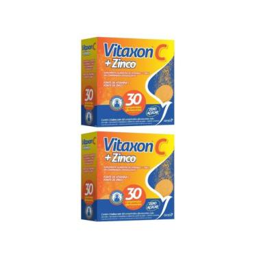 Imagem de Vitaxon Vitaminas C 1g & Zinco 10mg Airela 30 Comprimidos-Kit 2 Un
