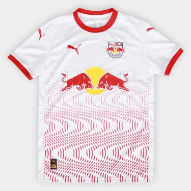 Imagem de Camisa Red Bull Infantil Bragantino I 25/26 s/n Torcedor Puma-Unissex