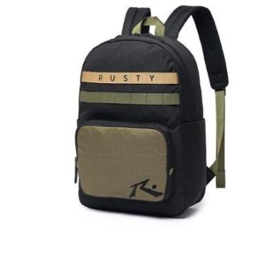 Imagem de Mochila Masculina Rusty Impermeável Notebook Reforçada Faculdade Original 15 litros-Unissex