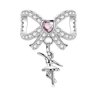 Imagem de Pingente De Prata Esterlina 925 Com Pata De Gato, Laço, Cereja, Vaga-l