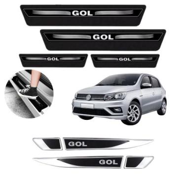 Imagem de Jogo Soleira Gol 1980 até 2022 Adesiva + Emblema Lateral - TTs Distrib