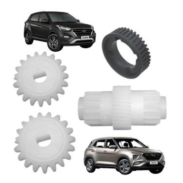 Imagem de Conjunto Completo Engrenagens Para Reparo Rebatimento Espelho Retrovis