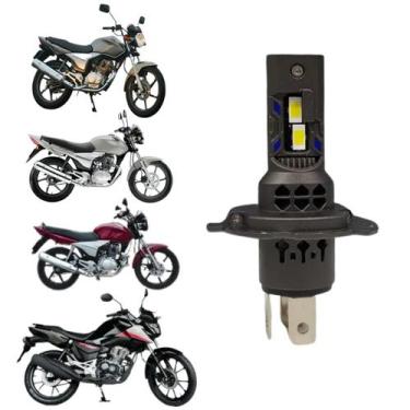 Imagem de Lâmpada Farol Moto Honda CG150 160 UltraLed Headlight H4 Nano Pk20 Per