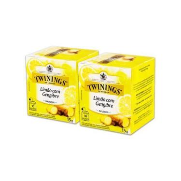 Imagem de Kit Chá Twinings Misto Limão e Gengibre 15g - 2 unidades
