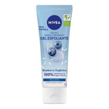 Imagem de NIVEA Gel Esfoliante Facial Blueberry 75g, Limpeza Profunda, - Congrat