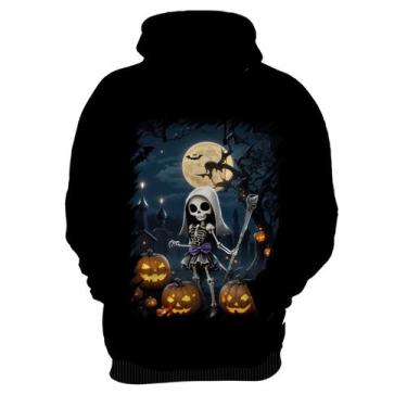 Imagem de Blusa de Frio Bruxa Caveira Halloween 1 - Kasubeck Store, Inf 04