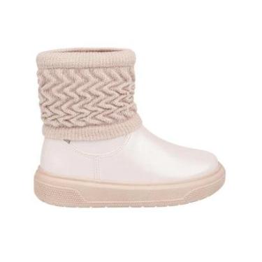 Imagem de Bota Infantil Meninas Pampili Bege - 7361-Feminino