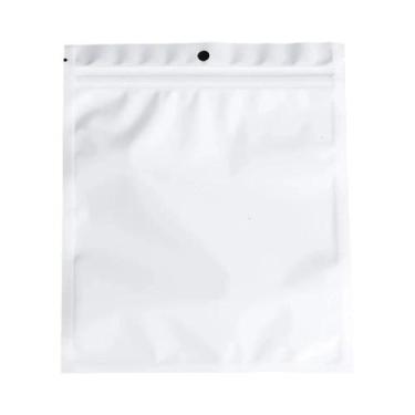 Imagem de Sacos Plásticos Brancos Autoadesivos Para Joias, Ziplock Para Armazena