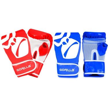 Imagem de Luva Bate Saco Pro Adulto + Luva Bate Saco Infantil Para Treino Boxe Muay Thai MMA-Unissex