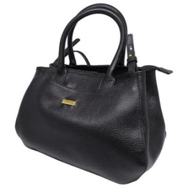 Imagem de Bolsa Feminina Casual Couro De Mão Elegante Pratica Cacci-Feminino