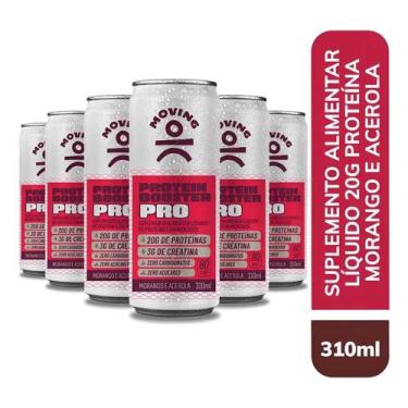 Imagem de Proteína Líquida Moving Pró 20g Proteína 6 Unidades 310ml - Congratula