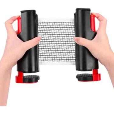 Imagem de Rede Ping Pong Tênis de Mesa Retrátil Até 1,68cm Portátil Oásis