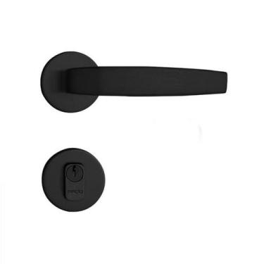 Imagem de Fechadura vic zamac preto pado, Externo