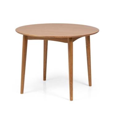 Imagem de Mesa de Jantar Madeira Maciça Redonda 4 Lugares Olmo - Artemobili