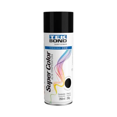 Imagem de Tinta Super Color Tekbond 350Ml 250G Cor:Preto Alta Temperatura