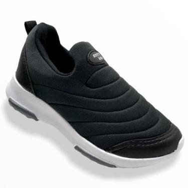 Imagem de Tênis Infantil Slip On Meia Calce Facíl Meninos e Meninas - Fitty, 31,