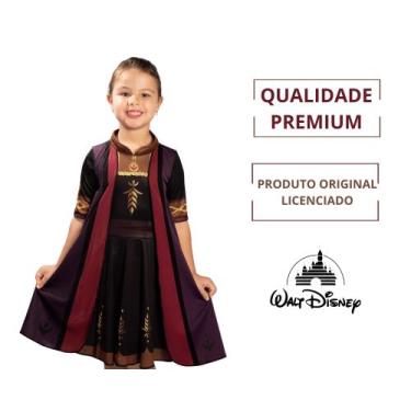 Imagem de Fantasia luxo frozen infantil original-disney, Anna, M (05 A 07 ANOS)