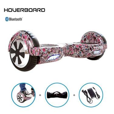 Imagem de Esqueite Elétrico 6,5 Caveira Mexicana Roxa Hoverboard