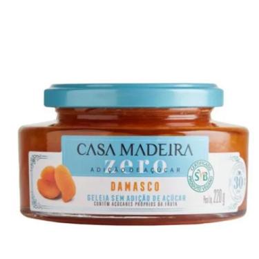 Imagem de Geleia de Damasco Zero - Casa Madeira Tradicional Vidro 240g