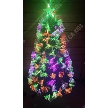 Imagem de Árvore De Natal Fibra Ótica Super Led Colorida 90cm Bivolt - Global, C