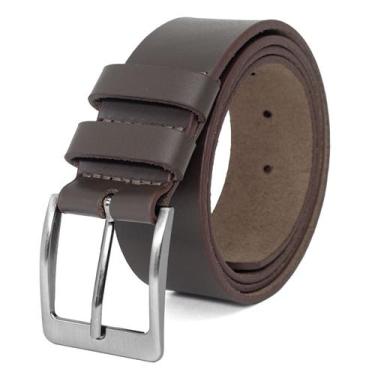 Imagem de Cinto Masculino Fasolo Casual Largo Couro Liso Conforto G230374 G21637